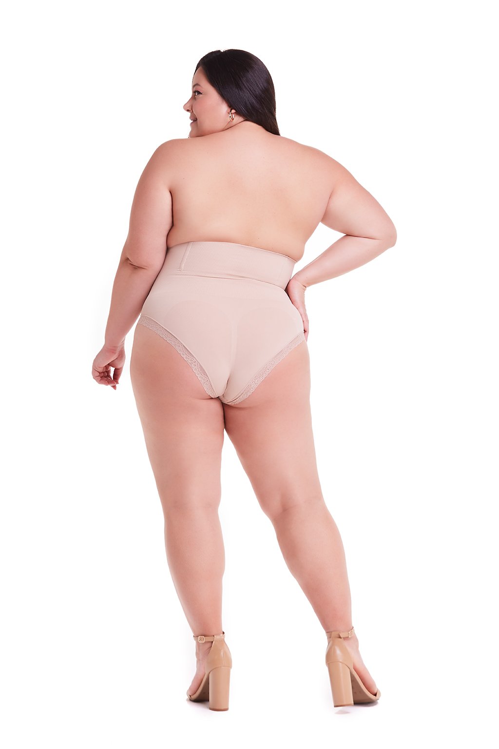 Loola High Skin Compression Corset Seamless Lace Panties