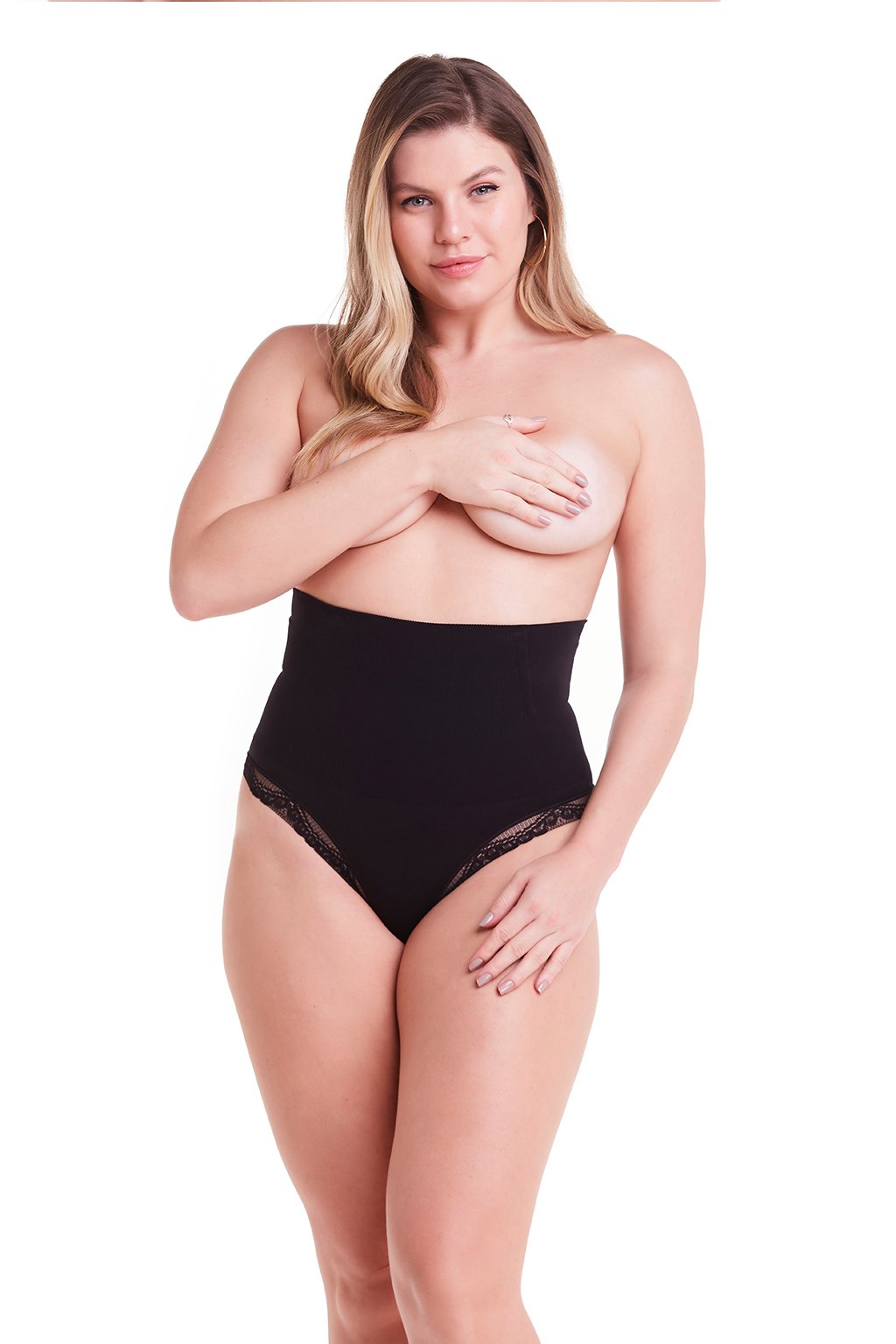 Loola High Skin Compression Corset Seamless Lace Panties